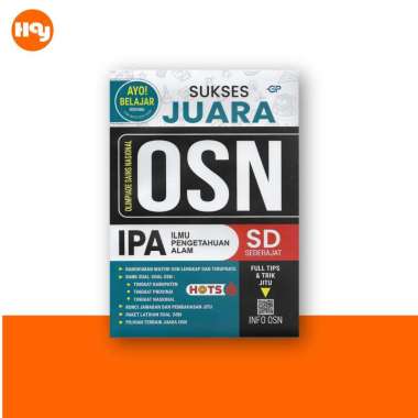 Buku Olimpiade Sains Nasional sukses juara OSN IPA SD - Graha Publika