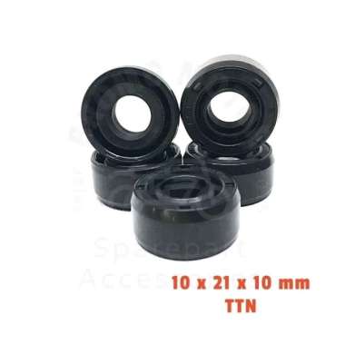 ( 2Biji ) Oil Seal Shock Belakang Beat/Vario/PCX/ADV 10 21 7,5 / 10 21 10 (mm) TTN 10x21x10