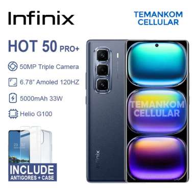 Infinix Hot 50 pro + 16GB RAM Hot 50 pro PLUS 8/256 8GB 256GB INFINIX HOT 50PRO + Baru GARANSI RESMI