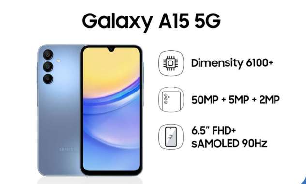 SAMSUNG GALAXY A15 5G RAM 8/256 GB Blue