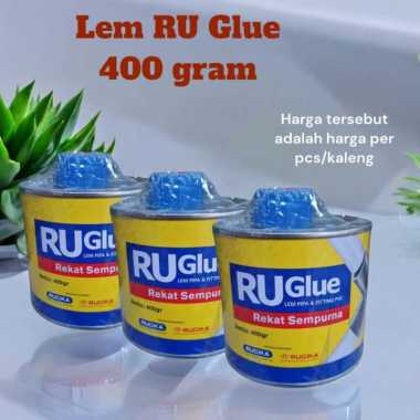 LEM PIPA TRUE GLUE 400GR / LEM PIPA LEM PVC 400 GRAM, LEM kaleng RUGlue 400 gr