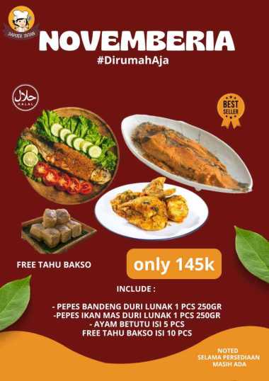 paket novemberia pepes bandeng ikan mas ayam betutu free tahu bakso dapoer intan