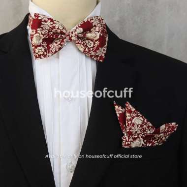 houseofcuff dasi kupu pocket square saputangan pria motif 002 PocketSquare