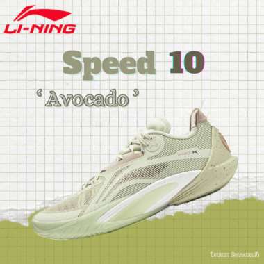 Sepatu Basket Li-Ning Speed 10 'Avocado' ABAU021-2 41