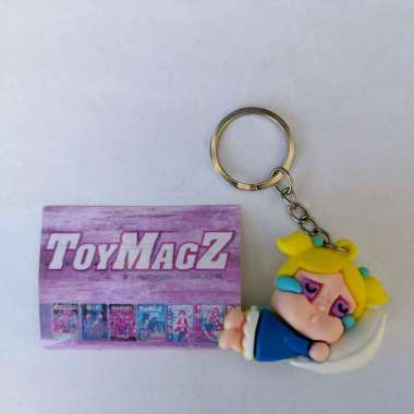 Gantungan Kunci Lucu Cry Baby / Gantungan Kunci/Tas Cry Baby Lucu dan Viral Biru