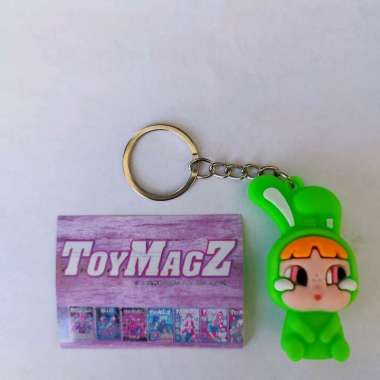 Gantungan Kunci Lucu Cry Baby / Gantungan Kunci/Tas Cry Baby Lucu dan Viral HijauMuda