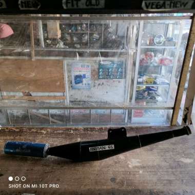 Knalpot Suzuki Tornado GS Hitam Original Suzuki