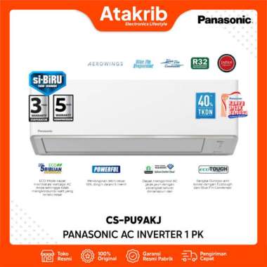 PANASONIC AC INVERTER 1 PK CS-PU9AKJ Si-Biru