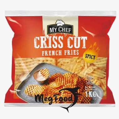 My Chef CrissCut Spicy French Fries | Kentang Goreng Frozen 1 Kg