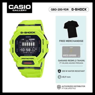 G-Shock Jam Tangan Pria Digital Original GBD-200-9DR