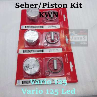 Seher Piston kit KWN 1000% ORI ASLI HONDA VARIO 125 , VARIO 125 LED PRESISI DAN AWET 0.50