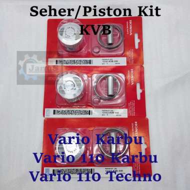 Seher Piston Kit KVB HONDA VARIO 110 KARBU TECHNO VARIO KARBU KUALITAS ORIGINAL PRESISI DAN AWET STD