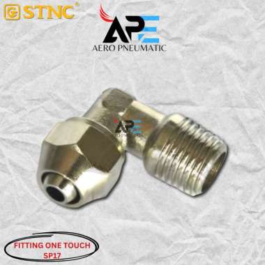 FITTING PNEUMATIC ONE TOUCH STRAIGHT FEMALE CONNECTOR SP13-08 3/8"