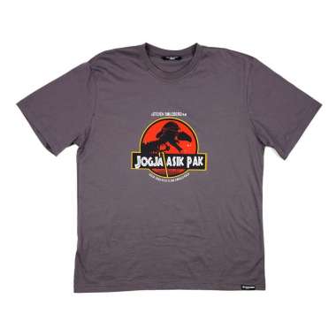 Kaos Dagadu Original Mata lalu Jogja Asik - Charcoal S