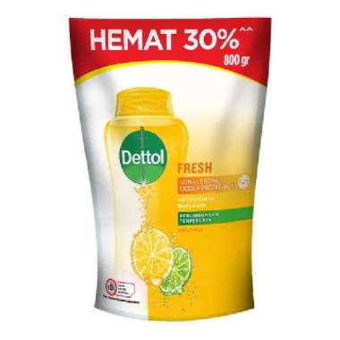 Dettol Sabun Mandi Cair Fresh Anti Bakteri Refill 720 g