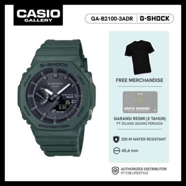 G-Shock Jam Tangan Pria Analog Digital Original GA-B2100-3ADR