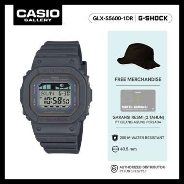 G-Shock Jam Tangan Wanita G-Shock GLX-S5600-1DR Original Digital Black