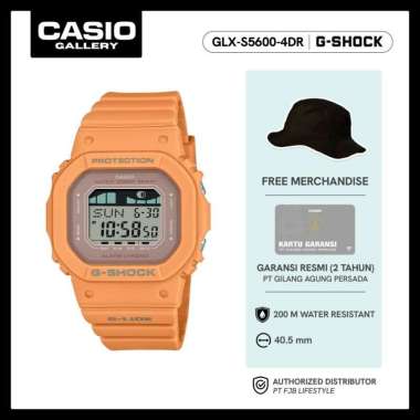 G-Shock Jam Tangan Wanita GLX-S5600-4DR Original Digital Orange