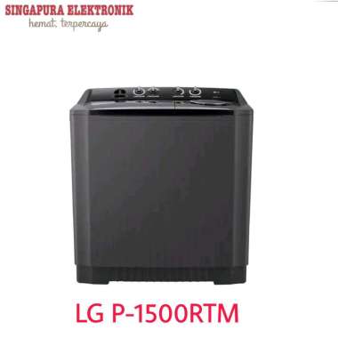 LG Mesin Cuci 2 Tabung 15kg P-1500RTM