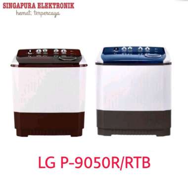 LG Mesin Cuci 2 Tabung 9kg P-9050R/RTB
