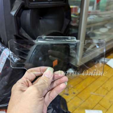 Mudflap/Penahan Lumpur Honda Beat Deluxe 2020-2023 Akrilik Transparan Bening Rayben 3 Mili Bening 3 