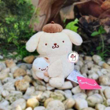 Sanrio Pompompurin Pair Plush Doll 19cm