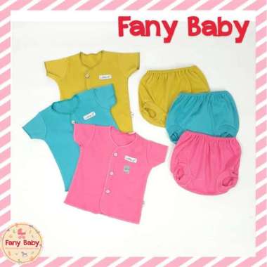Little Queen Setelan Pendek Newborn Polos Girl NB