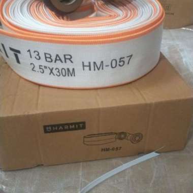FIRE HOSE HARMIT PVC CANVAS 13 BAR + COUPLING 2.5"x30M