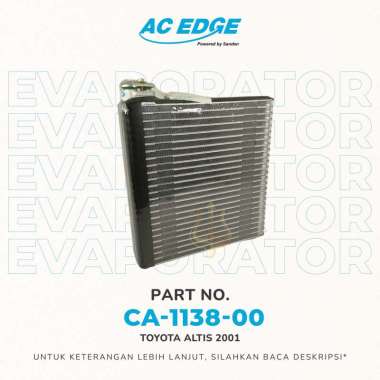 EVAPORATOR Ac Mobil TOYOTA ALTIS 2001 Altis OLD Sanden Edge
