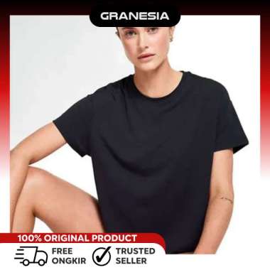 BAHE Zephyr Everyday Women's Crew Neck Tee WM27BL|Kaos Olahraga Fitnes Yoga Wanita L