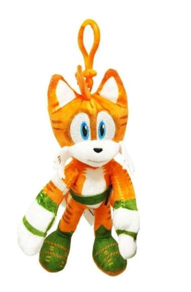 IMBEX - Mainan Sonic Prime - Sonic Clip on Plush Tails