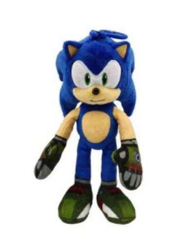 IMBEX - Mainan Sonic Prime - Sonic Clip on Plush Sonic