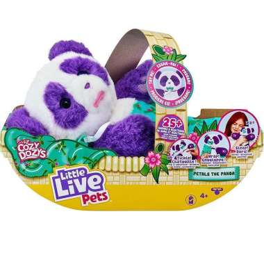 IMBEX - Mainan Boneka Binatang Little Live Pets Cozy Dozy S4 Single Pack Petals The Panda MS26400