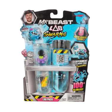 Mainan Mr Beast Lab Swarms Lab 5 Pack Black,Yellow
