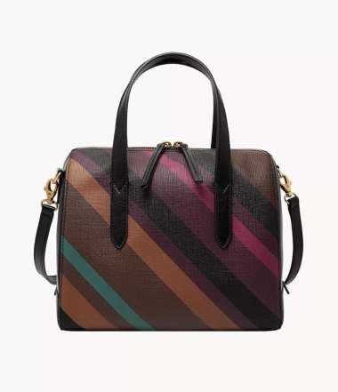 Fossil Sydney Satchel Holiday Stripe Tas Selempang Wanita SHB2921-993