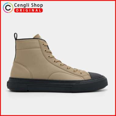 SEPATU PEDRO SNEAKER BOOT PRIA ORIGINAL SNEAKERS BOOTS CASUAL KASUAL KETS BRANDED COKLAT CREAM BROWN