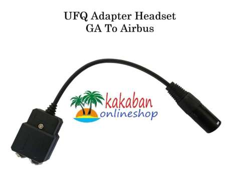UFQ Adapter Headset Dual GA Boeing to Airbus XLR Plug