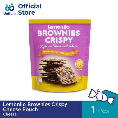 Lemonilo Brownies Crispy Keju - Brownis Kering Keju
