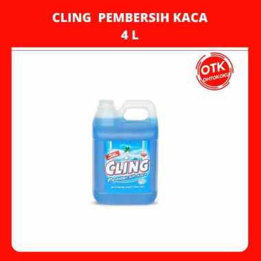 CLING PEMBERSIH KACA 4L JERIGEN Blue