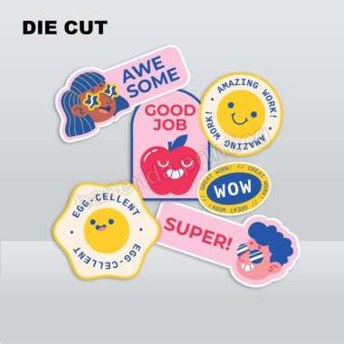 Cetak / Print Stiker HVS A3+ Die Cut