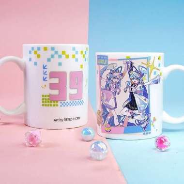 Hatsune Miku Mirror Meets Retro and Future Color Changing Mug 300ml - Vocaloid