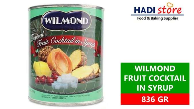 WILMOND TROPICAL FRUIT COCKTAIL WITH NATA THE COCO ANEKA BUAH SIRUP - 836 GR