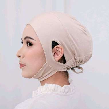PUSSAT Ciput Dagu Lubang Telinga Anti Budeg Jersey Premium Inner Dagu Dubai Bolong Bagian Kuping Jah