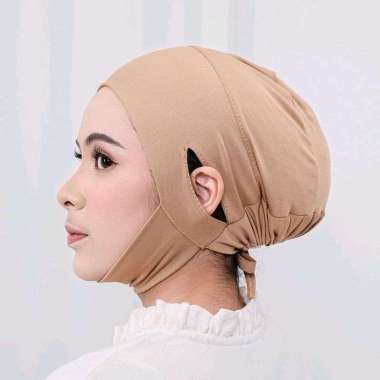 PUSSAT Ciput Dagu Lubang Telinga Anti Budeg Jersey Premium Inner Dagu Dubai Bolong Bagian Kuping Jah