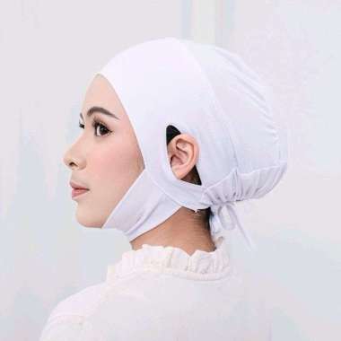 PUSSAT Ciput Dagu Lubang Telinga Anti Budeg Jersey Premium Inner Dagu Dubai Bolong Bagian Kuping Jah