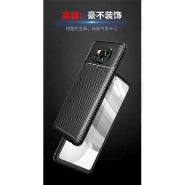 Original Case Shockproof Case Xiaomi Poco X3 NFC Soft Case Poco X3 Hitam