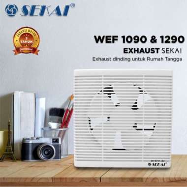 sekai wef1290 Exhaust Fan Dinding 12 inch Kipas Angin Eksos Hexos Fan