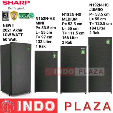 KULKAS SHARP 1 PINTU SJ-162NHS / SJ-182NHS / SJ-192NHS SJ-N192NHS
