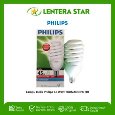 Lampu Helix Philips 45 Watt TORNADO PUTIH