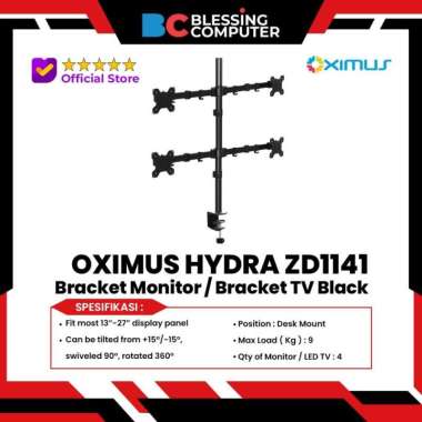 OXIMUS HYDRA ZD1141 Bracket Monitor / Bracket TV Black